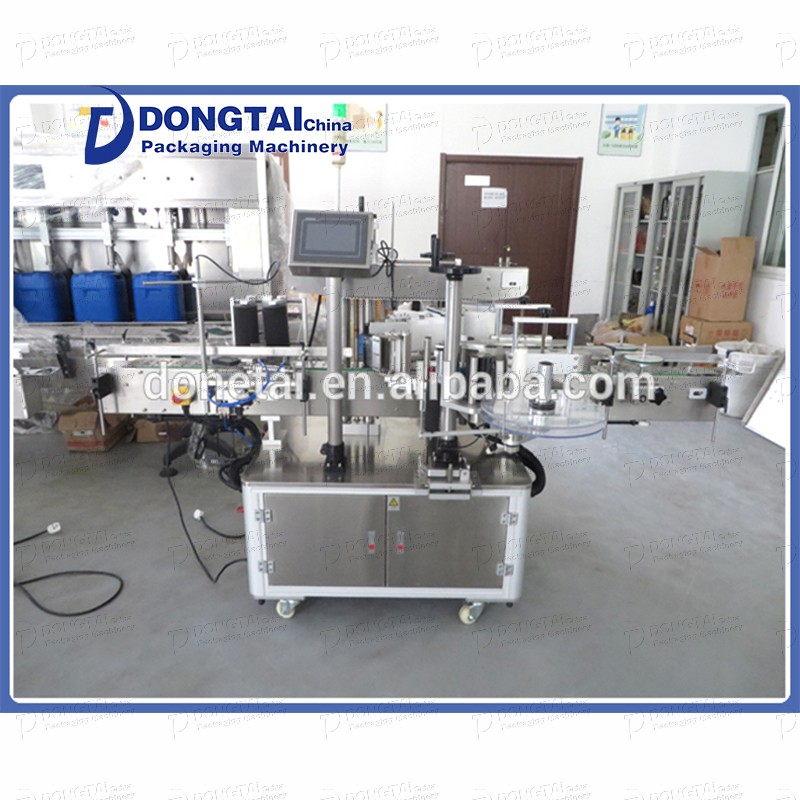 Automatic round bottle/square bottle self-adhesive labeling machine for oil filling