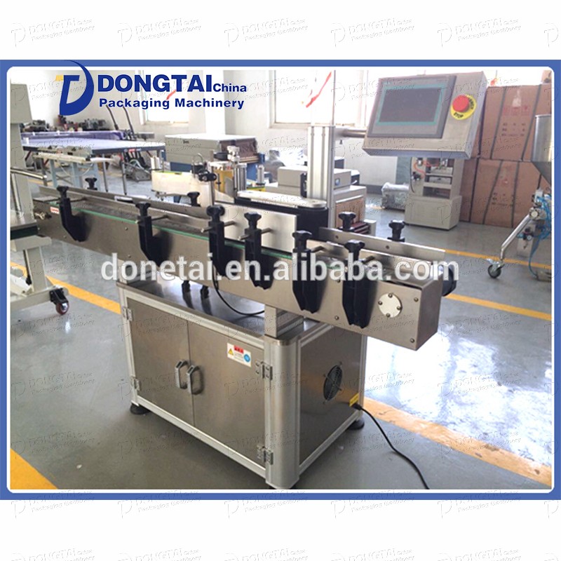 Automatic round bottle/square bottle self-adhesive labeling machine for oil filling