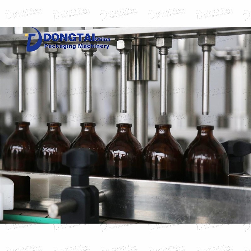 Small liquid filling and capping machine and laboratory