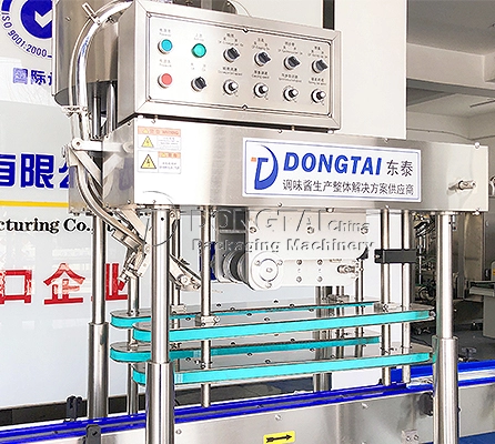 Chili sauce filling and capping machine