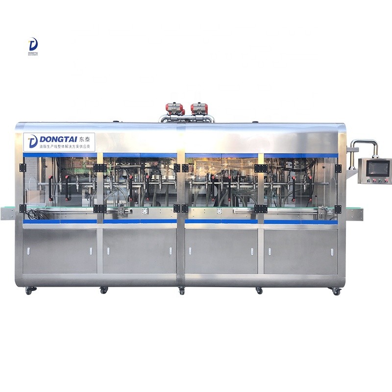 Precision filling lubricant filling machine production line