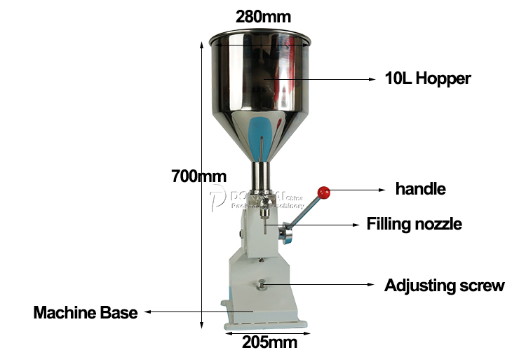 Máquina de enchimento de pasta