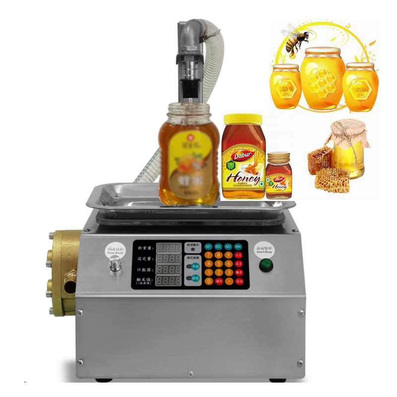Honey Sesame Sauce Autumn Pear Paste Semi-Automatic Filling Machine