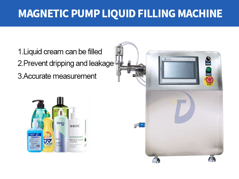Semiautomatic servo single head liquid paste filling machine
