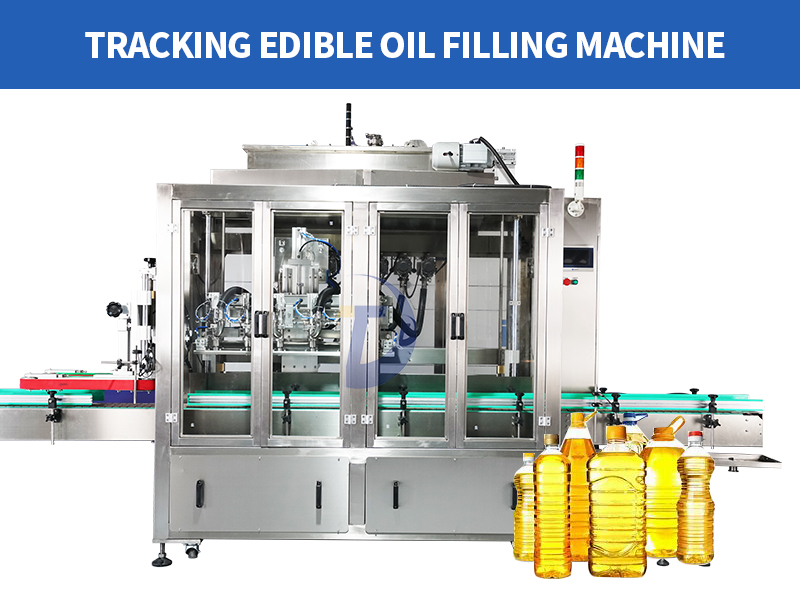 Edible Cooking Vegetable Soybean Peanut Bottle Oil Liquid Filling And Capping And Labeling Machine