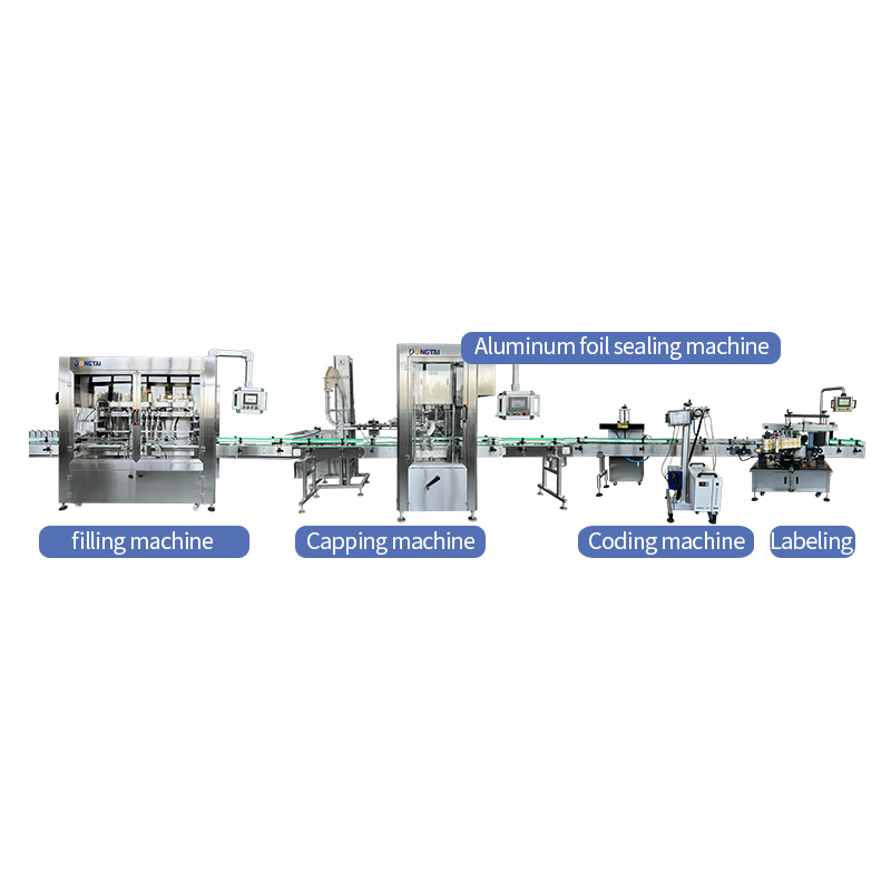 Support multi head customized lubricating oil filling machine equipment