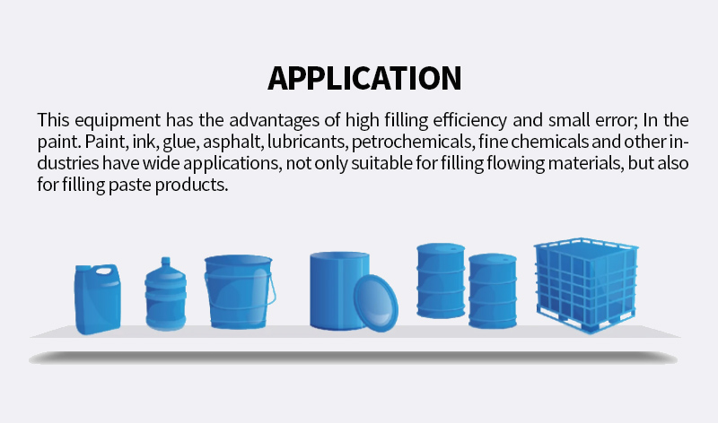 Large barrel liquid quantitative filling machine