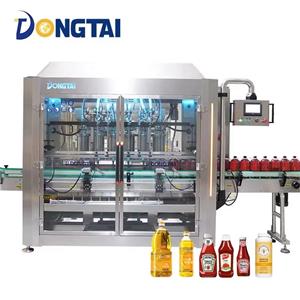 Automatic six head servo plunger liquid filling machine