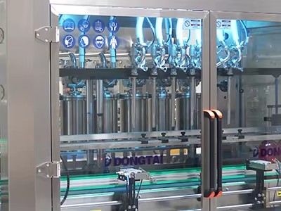Disinfectant filling machine