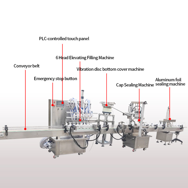Automatic Desktop Peristaltic Pump filling machine production line