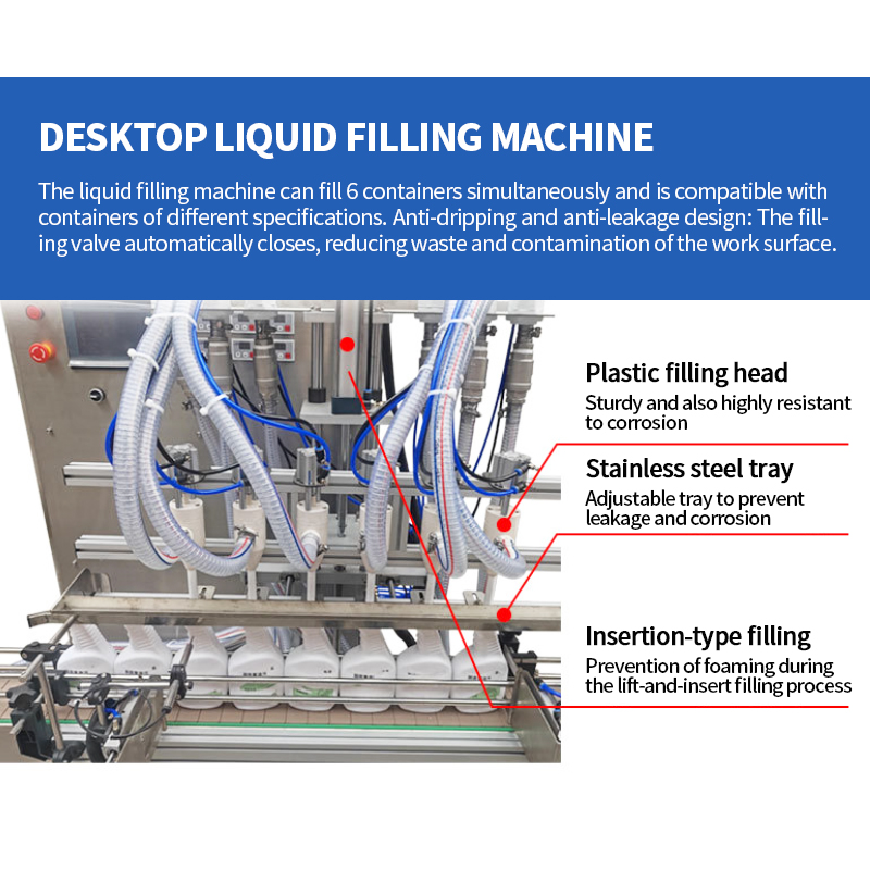 Automatic Desktop Peristaltic Pump filling machine production line