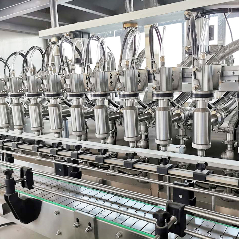 Automatic flow meter type edible oil filling machine