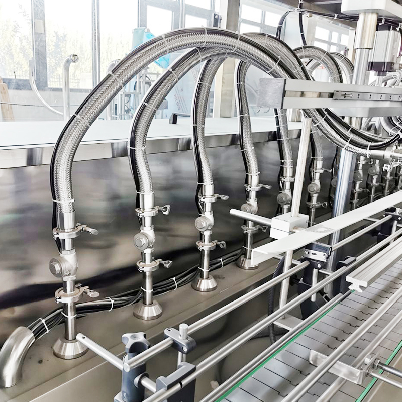 Automatic flow meter type edible oil filling machine
