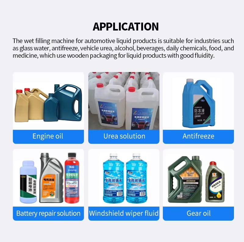 Automatic Servo Motor Piston Antifreeze Production Line