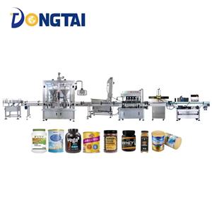 Automatic powder filling production line