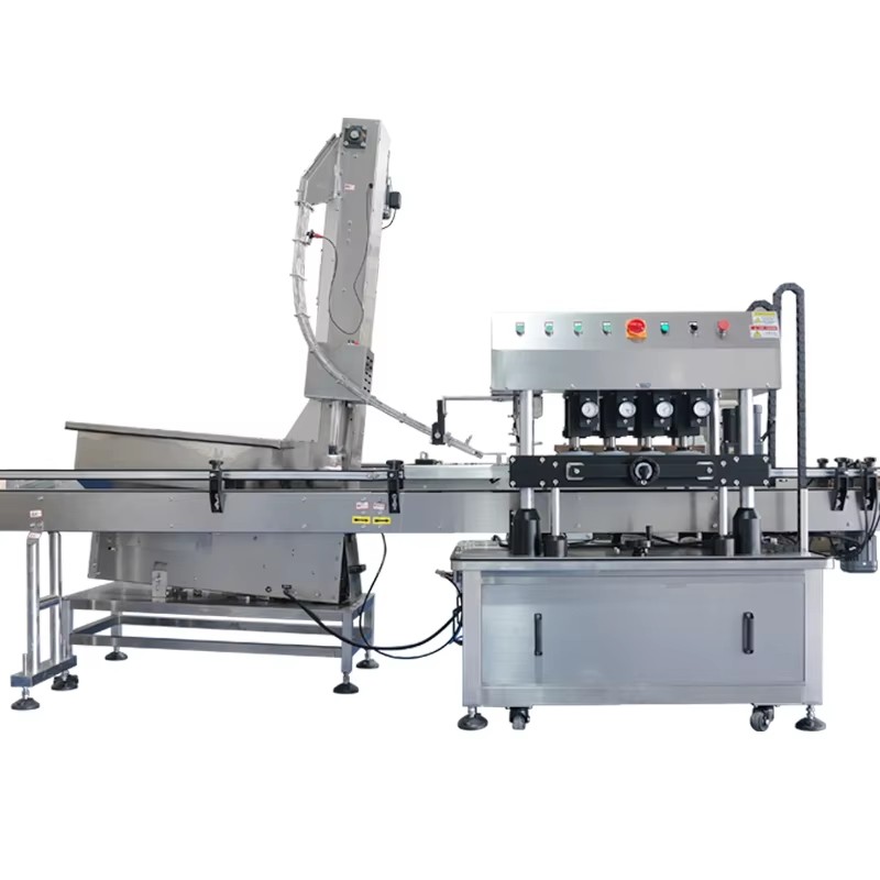 Automatic powder filling production line