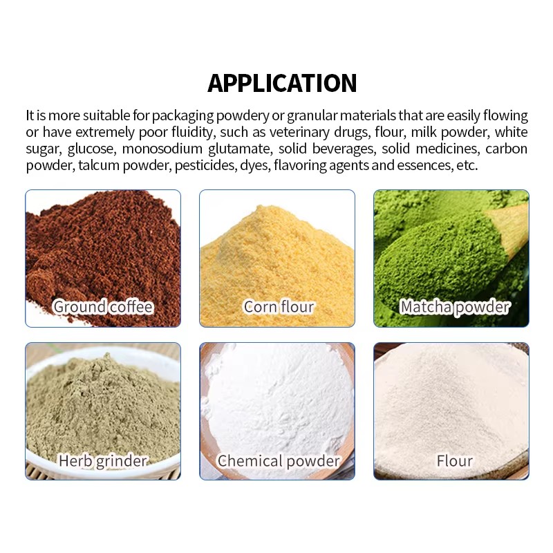 Automatic powder filling production line