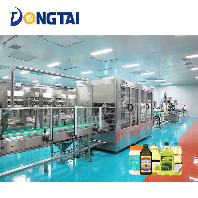 Full Automatic Sus304 Bottle Filling Machines for Making Olive Oil cooking oil