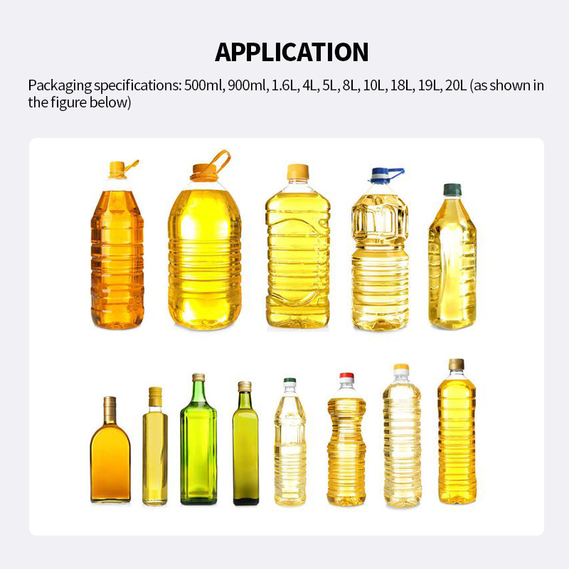 Full Automatic Sus304 Bottle Filling Machines for Making Olive Oil cooking oil