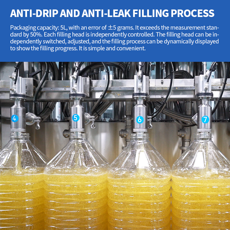 Full Automatic Sus304 Bottle Filling Machines for Making Olive Oil cooking oil