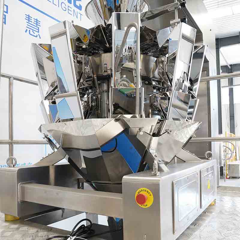 Automatic multi-bucket weighing and packaging machine for granular products