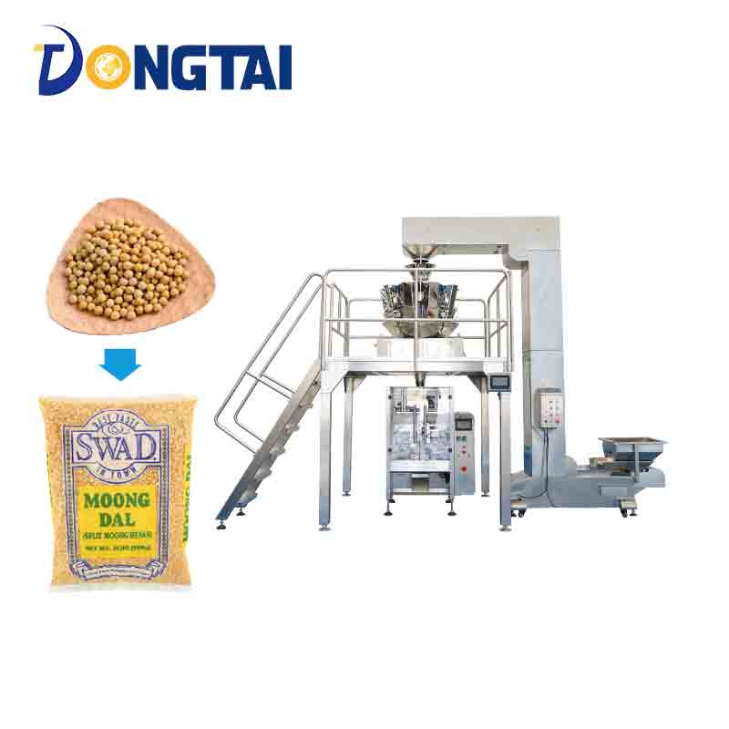 Automatic multi-bucket weighing and packaging machine for granular products