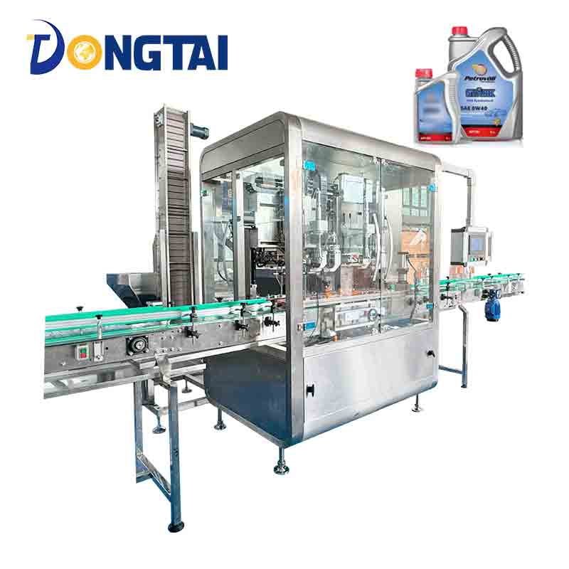 Servo Control Liquid Soap Detergent Lotion Lubricant Oil Bottle Automatic Tracking Capping Machine