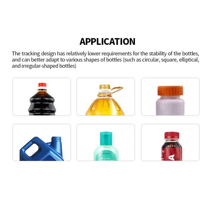 Servo Control Liquid Soap Detergent Lotion Lubricant Oil Bottle Automatic Tracking Capping Machine