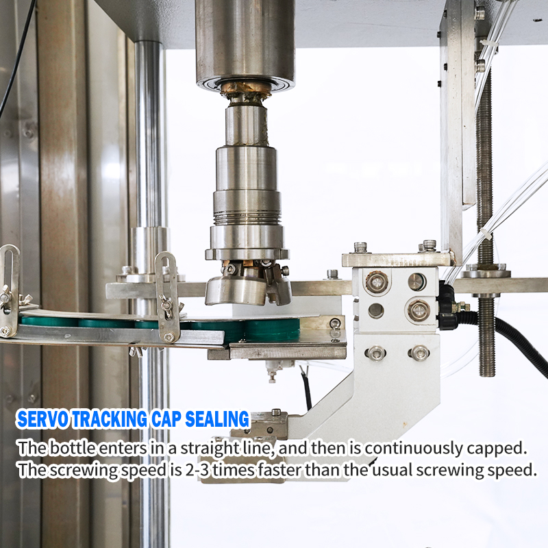 Full Automatic4L-20L Servo Linear Lube Oil Paste Piston Filling Machine Viscous Liquid Production Line