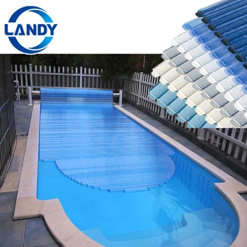 Intrekbare zonne-energie zwembadafdekking voor bovengronds zwembad