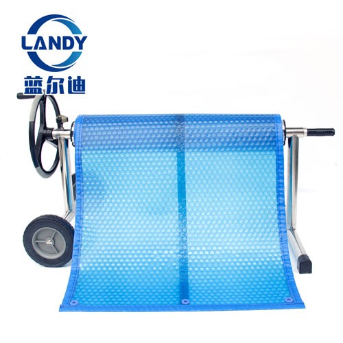 Retail Stainless Steel High Quality Ground Swimming Pool Solar Cover Reel Roller