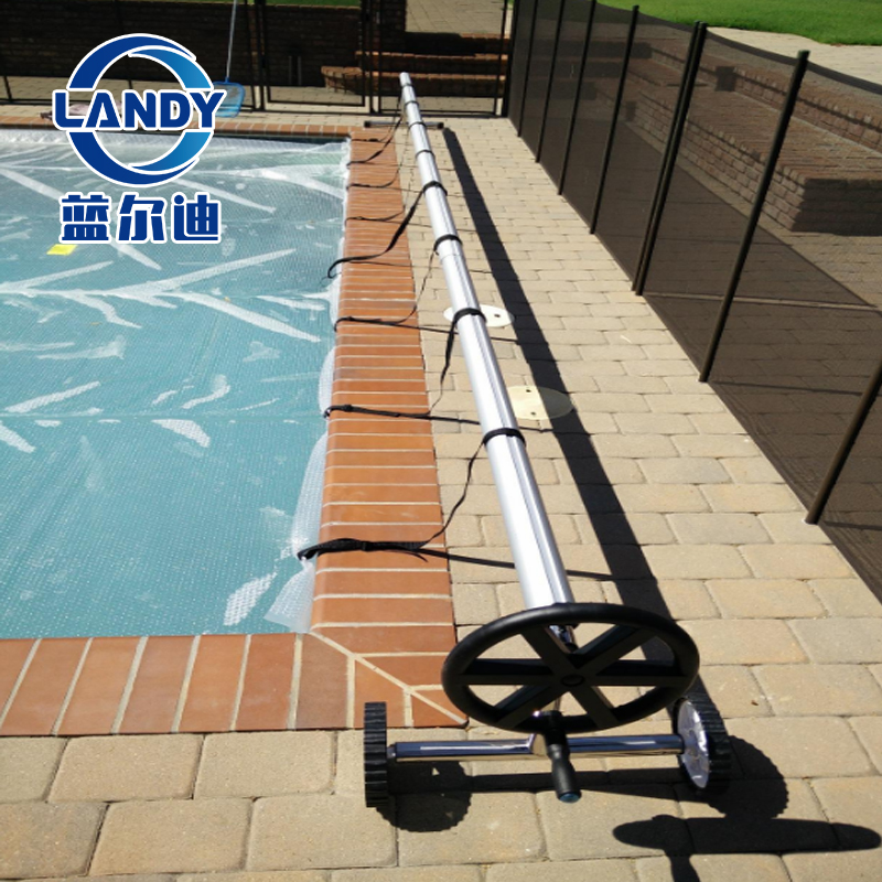 Install Above Ground Stainless Steel Solar Cover Reel