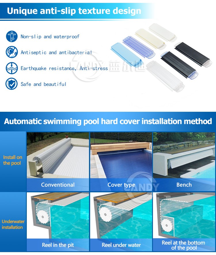 Supply Hidden polycarbonate retractable automatic swimming pool cover for  odd-shaped pools Wholesale Factory - LANDY AMERICA INC.