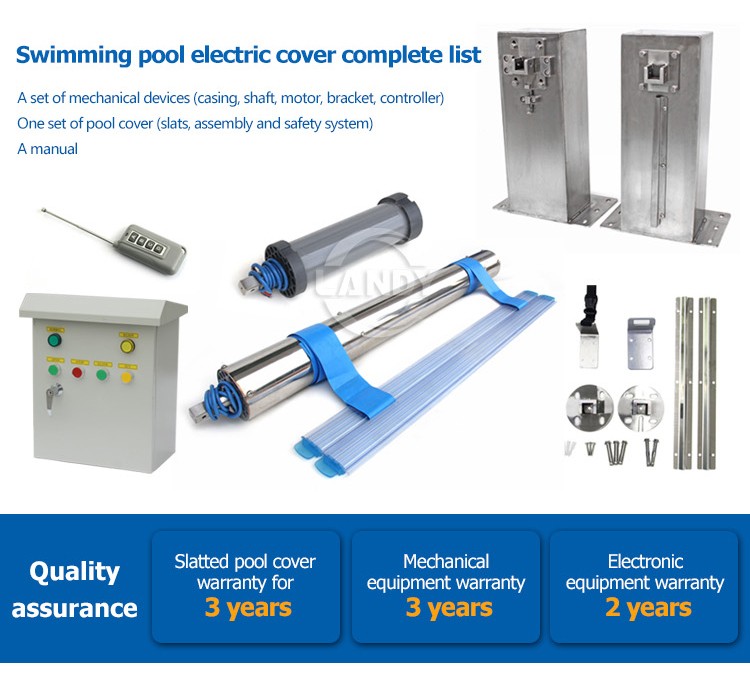 deck mounted automatic pool covers