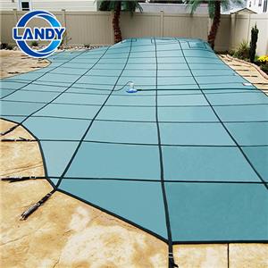 Winter mesh pool covers above ground