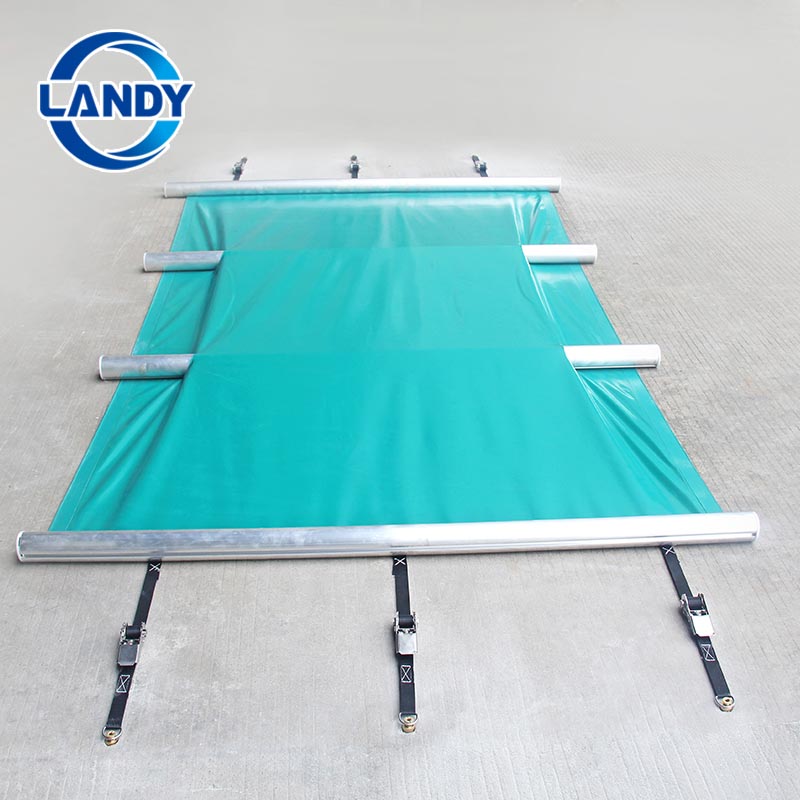 Solid vinyl above ground pool covers