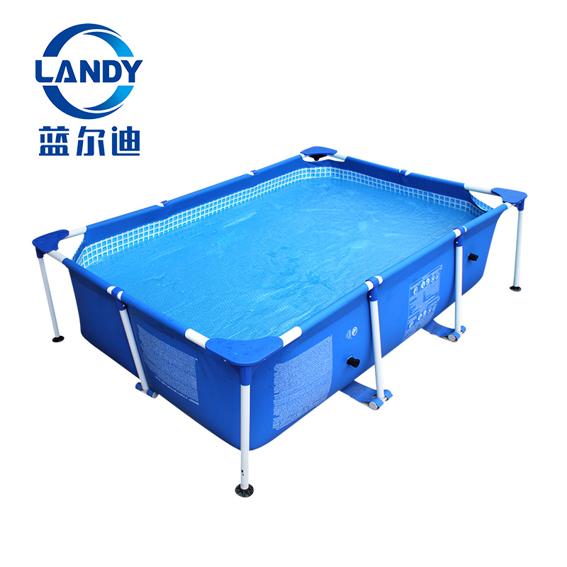 Custom blue 15ft round solar swimming pool cover