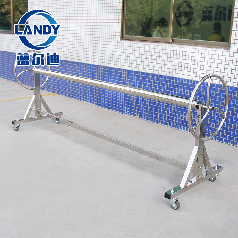 Above Ground Stainless Steel Solar Pool Blanket Roller System