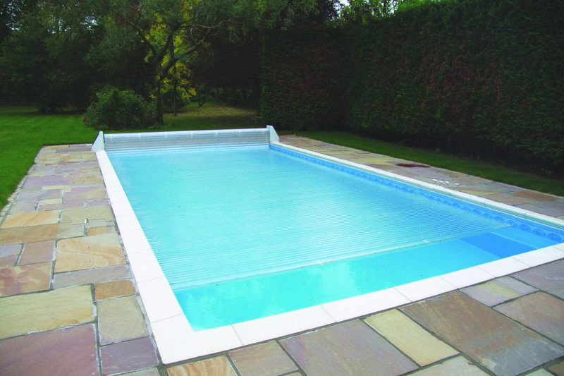 polycarbonate slatted pool cover