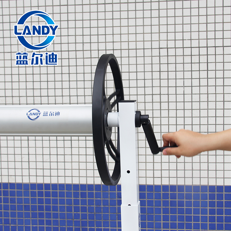 Supply Above Ground Pool Solar Cover Reel Telescopic And Height