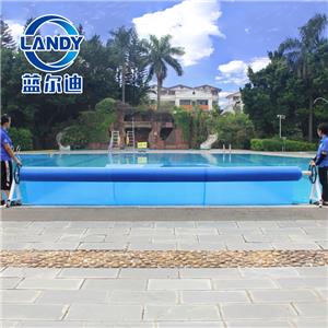 Conjunto de carrete de cubierta de piscina enterrada de aluminio solar para natación Landy