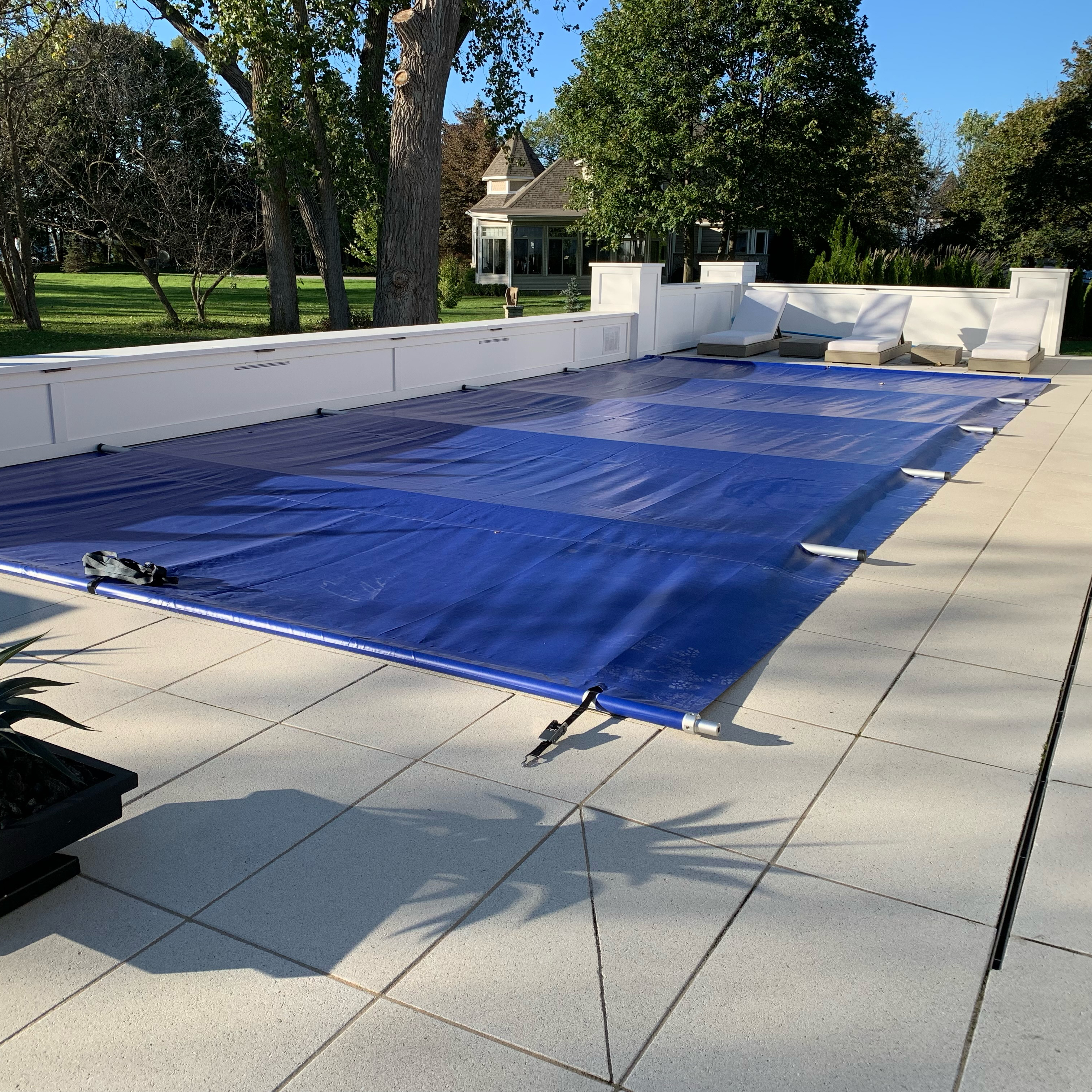 Landy PVC Swimming Pool Safety Cover-Customer Case From Canada