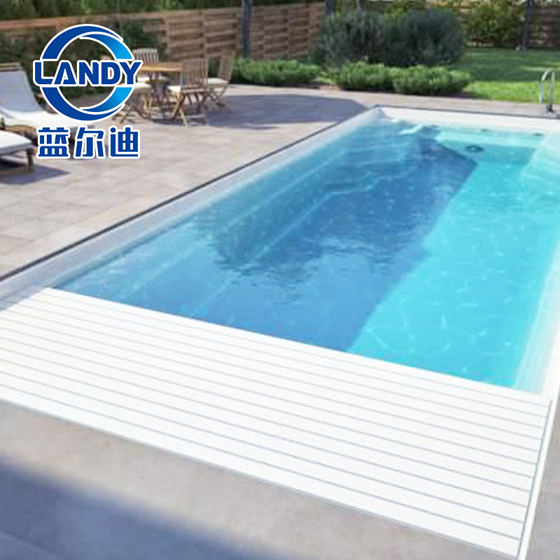 Polycarbonate Automatic Swimming Pool Safety Cover For Kids And Pets