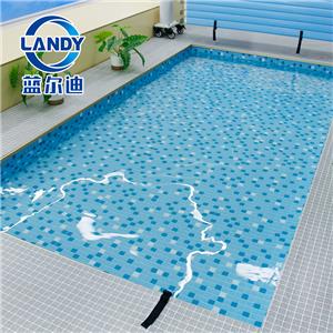 Revestimentos personalizados para piscina em mosaico com costura de areia de cristal