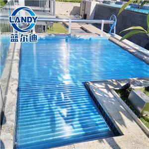 Hotel Retractable Polycarbonate Swimming Pool Cover