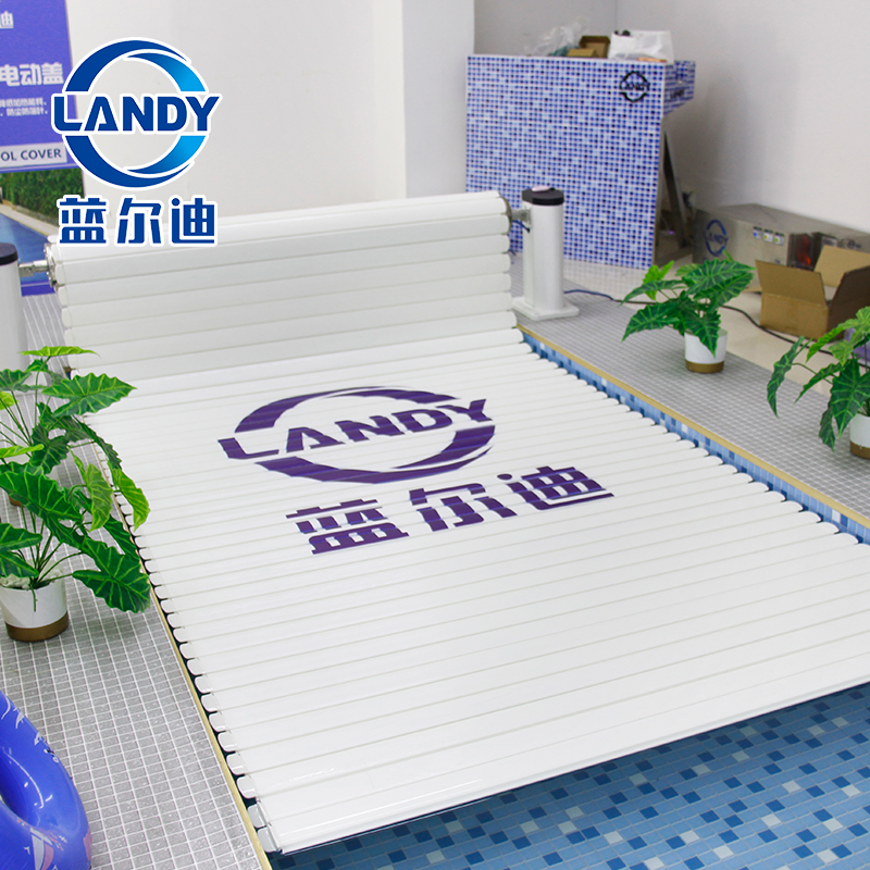 Landy Custom Printed Logo Automatic Swimming Pool Covers
