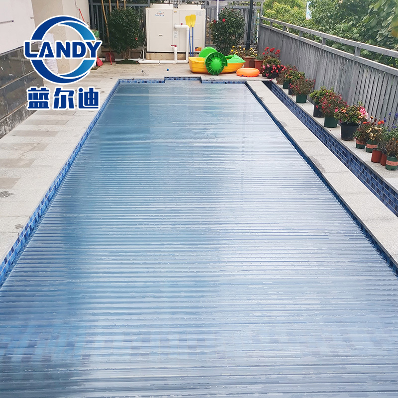 Landy White Transparent Automatic Swimming Pool Cover Slats