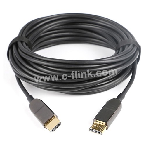 cabo de fibra óptica HDMI 2,0 alta velocidade 18Gbps