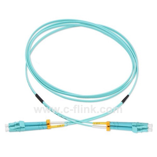 SC To SC Duplex OM3 Multimode PVC Fiber Optic Patch Cable