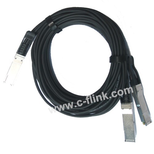 200G To 2x100G QSFP56 Breakout DAC Cable